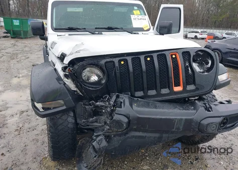 2020 Jeep Wrangler Willys Sport 4X4 z USA, uszkodzony, nr VIN 1C4GJXAG2LW215543